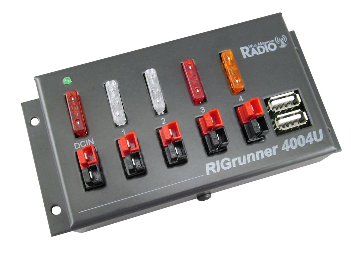 West Mountain Radio RIGrunner DC Outlet Panels RR/4004/USB